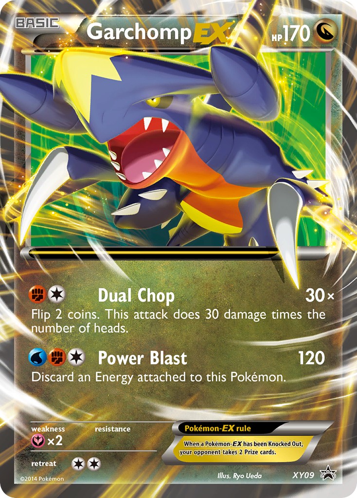 2013 Pokémon XY Black Star Promos Garchomp-EX #XY09 trading card