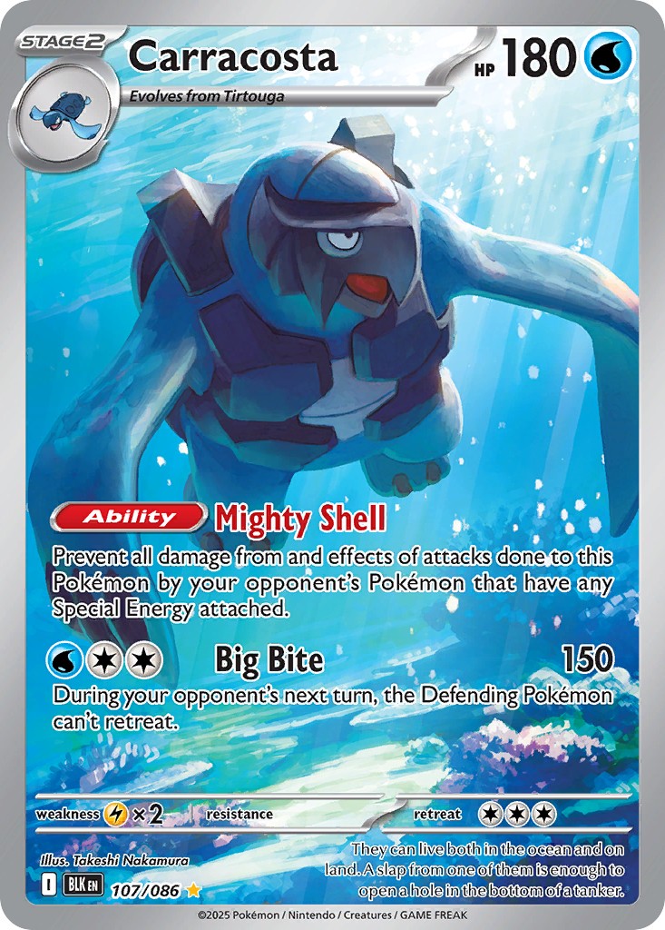 2025 Pokémon Black Bolt 2025 Pokémon Black Bolt #107 trading card