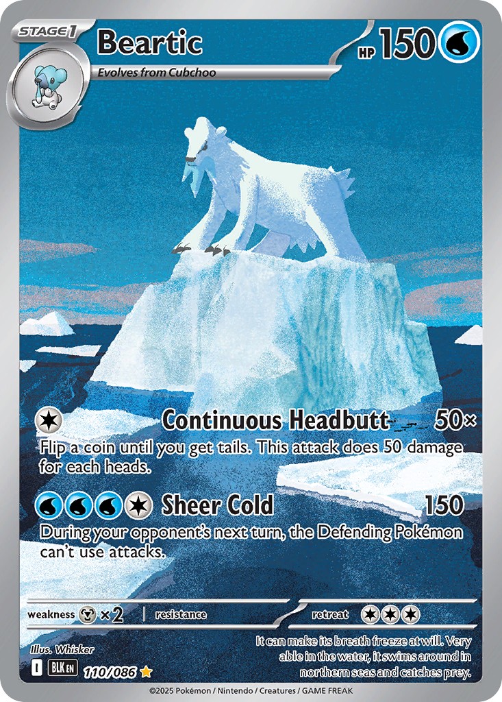 2025 Pokémon Black Bolt 2025 Pokémon Black Bolt #110 trading card