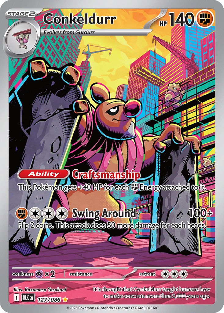 2025 Pokémon Black Bolt 2025 Pokémon Black Bolt #127 trading card