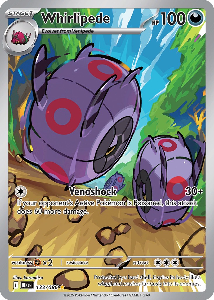 2025 Pokémon Black Bolt 2025 Pokémon Black Bolt #133 trading card