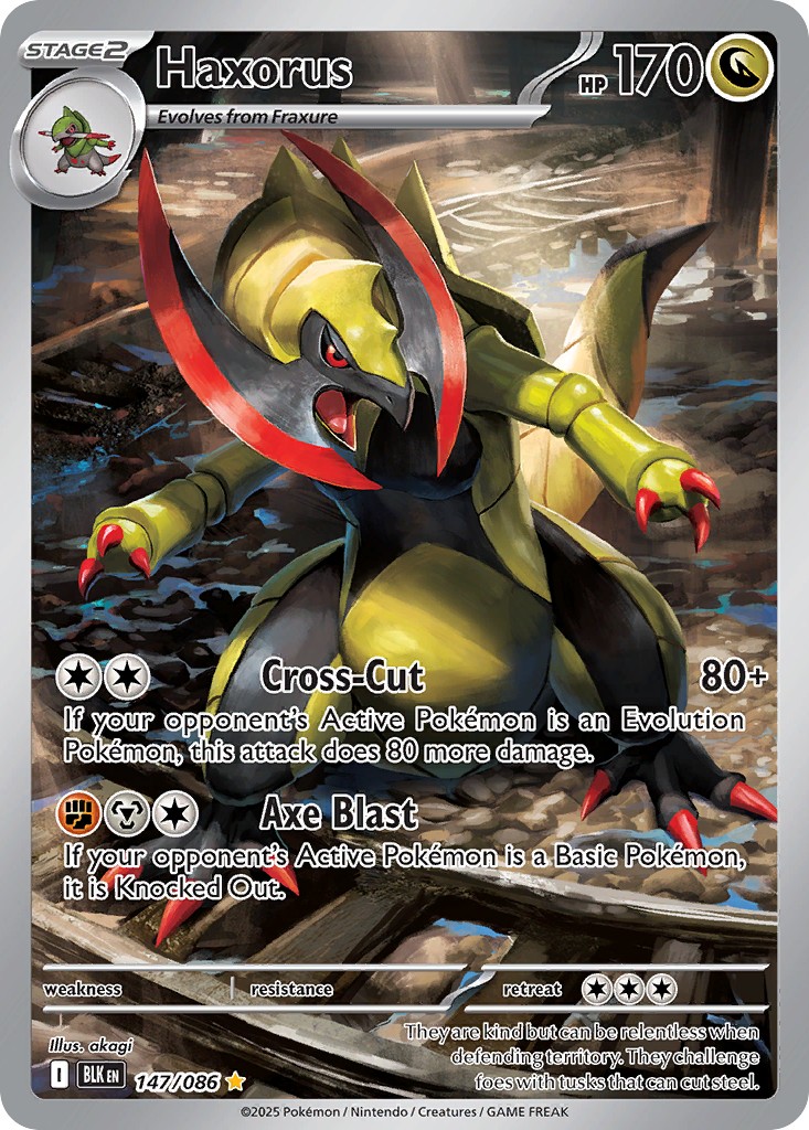 2025 Pokémon Black Bolt 2025 Pokémon Black Bolt #147 trading card