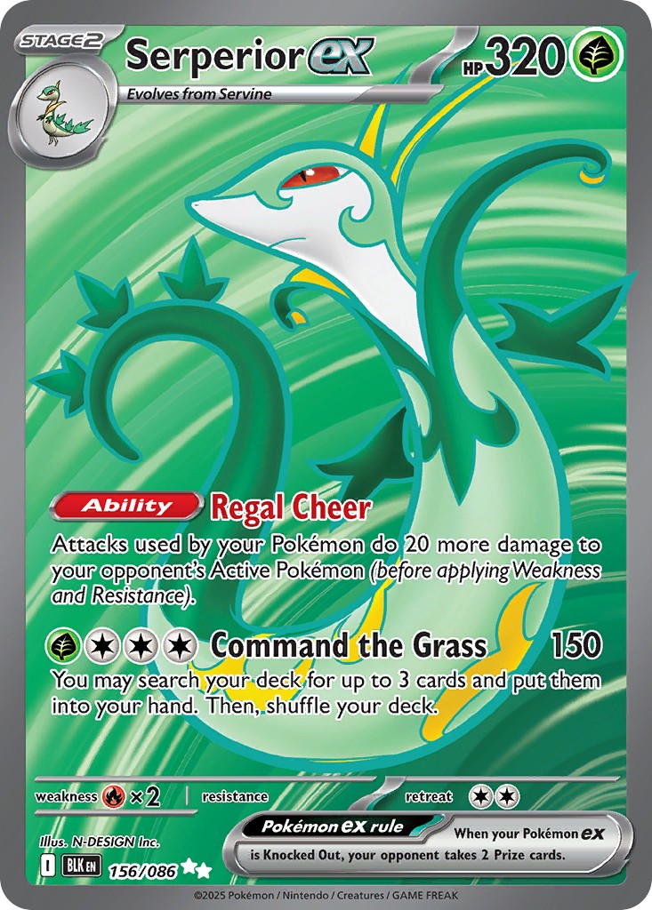 2025 Pokémon Black Bolt 2025 Pokémon Black Bolt #156 trading card