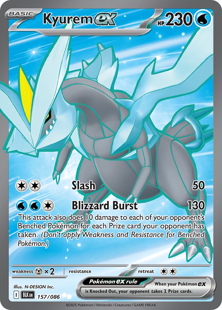 2025 Pokémon Black Bolt 2025 Pokémon Black Bolt #157 trading card