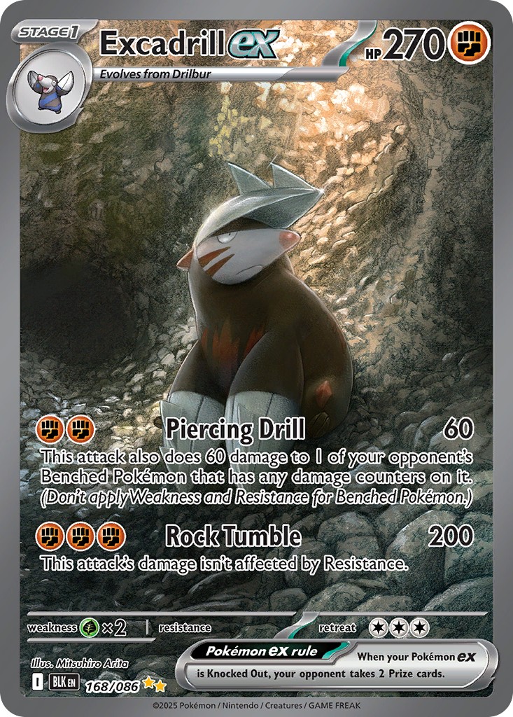 2025 Pokémon Black Bolt 2025 Pokémon Black Bolt #168 trading card