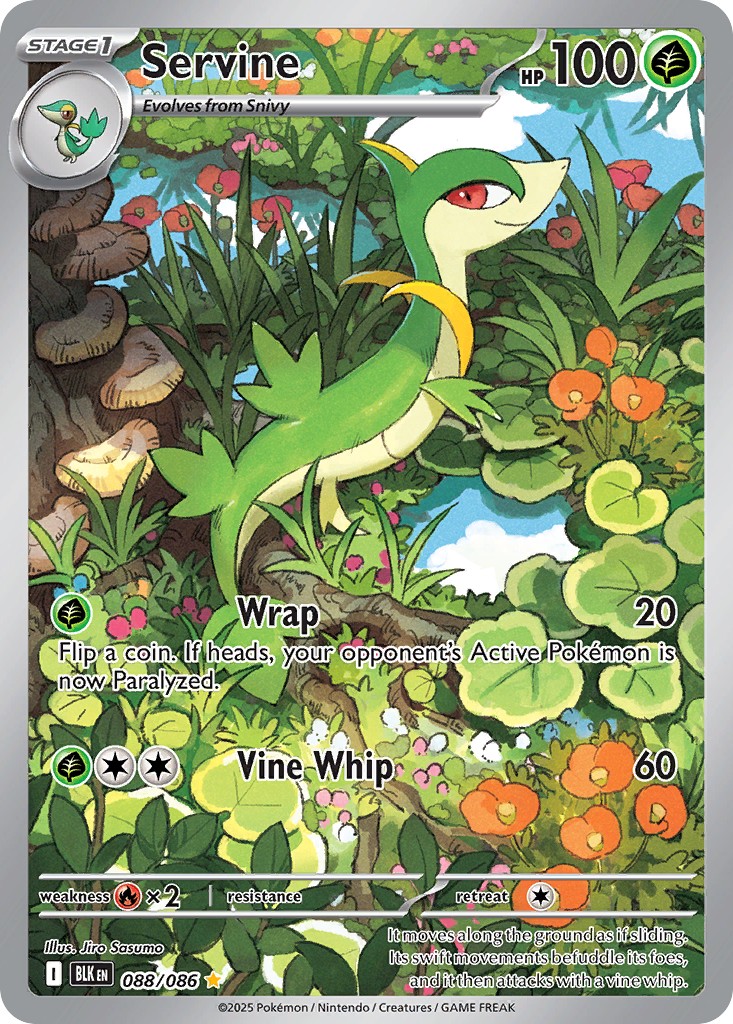 2025 Pokémon Black Bolt 2025 Pokémon Black Bolt #88 trading card