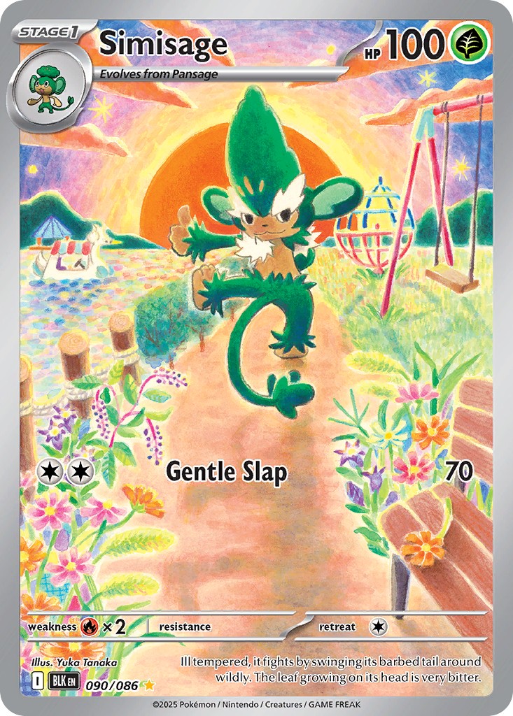 2025 Pokémon Black Bolt 2025 Pokémon Black Bolt #90 trading card