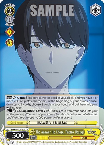 The Answer He Chose, Futaro Uesugi - Image 1