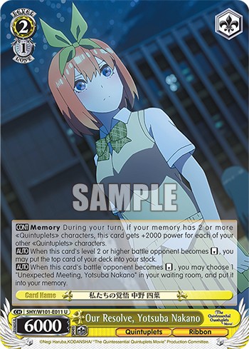 Our Resolve, Yotsuba Nakano - Image 1