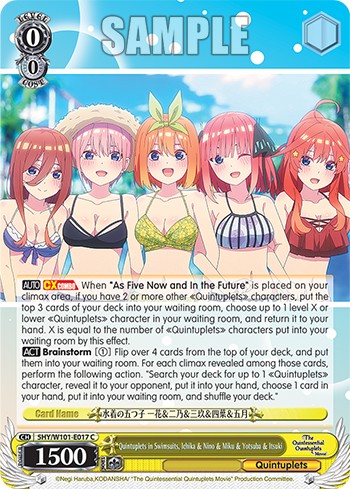 Quintuplets in Swimsuits, Ichika & Nino & Miku & Yotsuba & Itsuki - Image 1