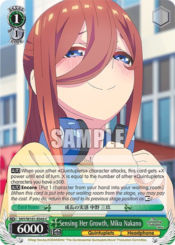 Sensing Her Growth, Miku Nakano - Image 1