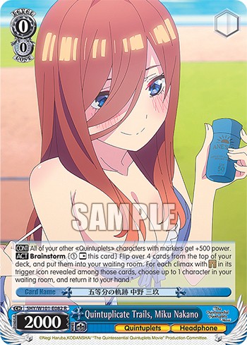 Quintuplicate Trails, Miku Nakano - Image 1