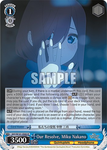 Our Resolve, Miku Nakano - Image 1