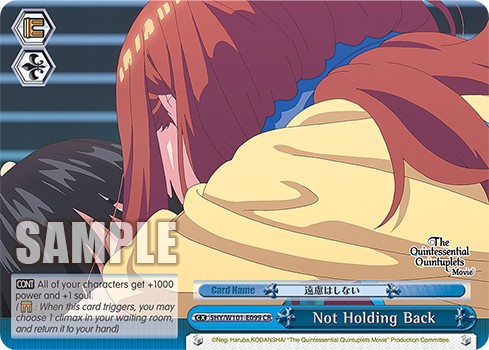 Not Holding Back - Image 1