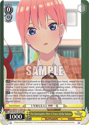 The Quintuplets After 5 Years, Ichika Nakano - Image 1