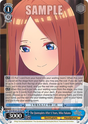 The Quintuplets After 5 Years, Miku Nakano - Image 1
