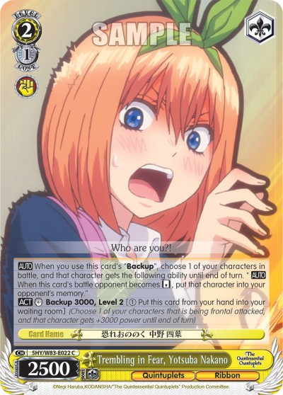 Trembling in Fear, Yotsuba Nakano - Image 1