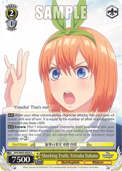Shocking Truth, Yotsuba Nakano - Image 1
