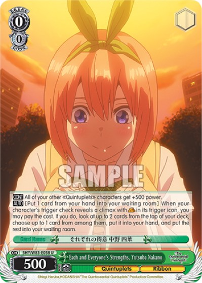 Each and Everyone's Strengths, Yotsuba Nakano - Image 1