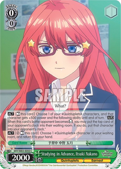 Studying in Advance, Itsuki Nakano - Image 1