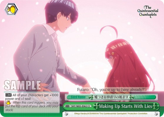 Making Up Starts With Lies - Image 1