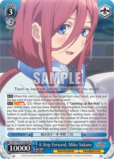 A Step Forward, Miku Nakano - Image 1