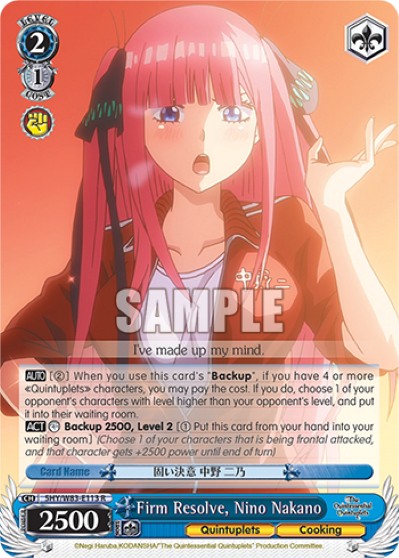 Firm Resolve, Nino Nakano - Image 1