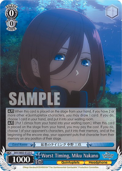 Worst Timing, Miku Nakano - Image 1