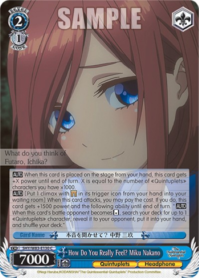 How Do You Really Feel? Miku Nakano - Image 1