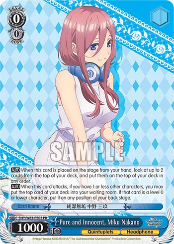 Pure and Innocent, Miku Nakano - Image 1