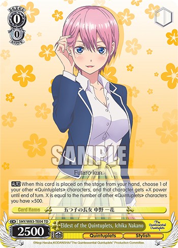 Eldest of the Quintuplets, Ichika Nakano - Image 1