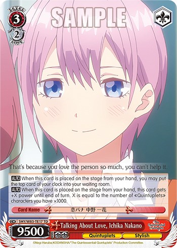 Talking About Love, Ichika Nakano - Image 1