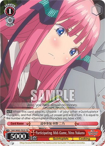 Participating Mid-Game, Nino Nakano - Image 1