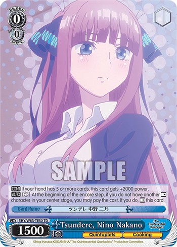 Tsundere, Nino Nakano - Image 1