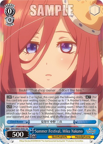 Summer Festival, Miku Nakano - Image 1