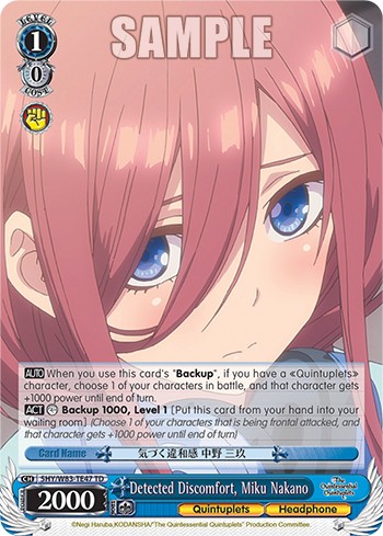 Detected Discomfort, Miku Nakano - Image 1