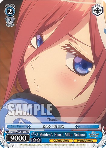 A Maiden's Heart, Miku Nakano - Image 1