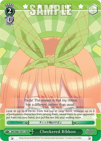 Checkered Ribbon - Image 1