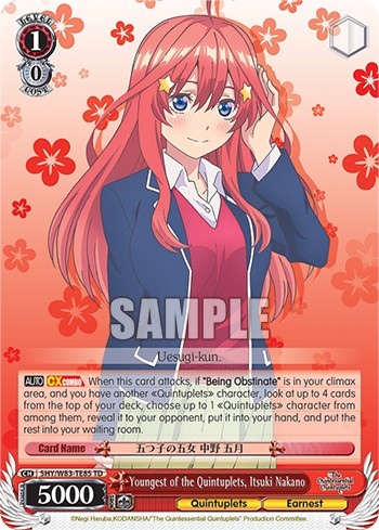 Youngest of the Quintuplets, Itsuki Nakano - Image 1