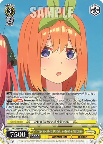 Irreplaceable Bond, Yotsuba Nakano - Image 1