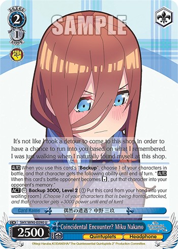Coincidental Encounter? Miku Nakano - Image 1