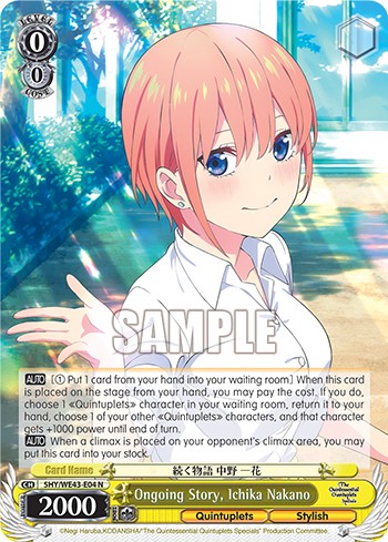Ongoing Story, Ichika Nakano - Image 1