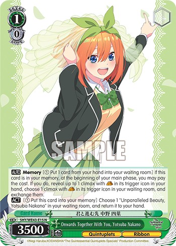 Onwards Together With You, Yotsuba Nakano - Image 1