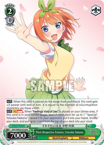 Their Respective Futures, Yotsuba Nakano - Image 1