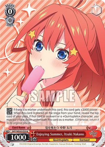 Enjoying Summer, Itsuki Nakano - Image 1