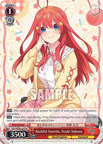 Bashful Sweetie, Itsuki Nakano - Image 1