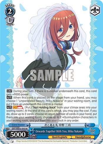 Onwards Together With You, Miku Nakano - Image 1