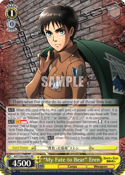"My Fate to Bear" Eren - Image 1