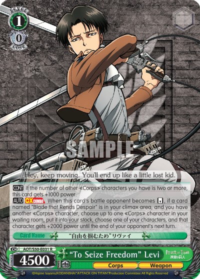 "To Seize Freedom" Levi - Image 1