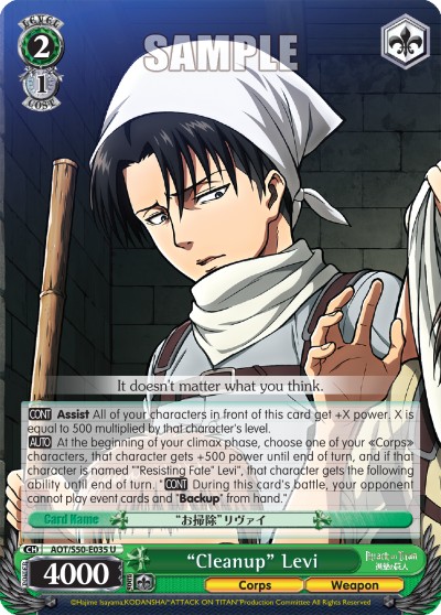 "Cleanup" Levi - Image 1